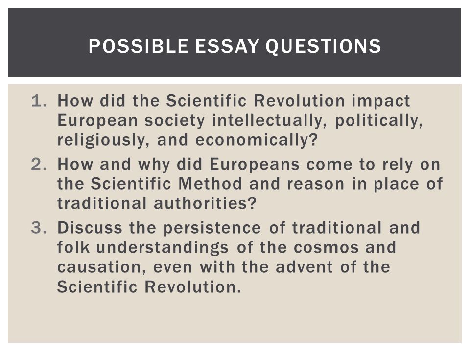 How did the Scientific Revolution impact views on religion and society?